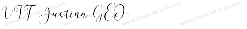 VTF Justina GEO字体转换